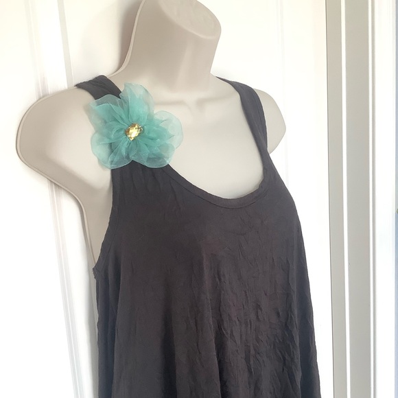 NWT Surrealist Free Lunch Nolan Asymetrical Tank Dress Size M Raw Hem - Picture 2 of 10